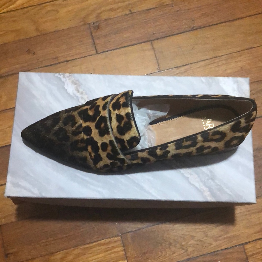 BRAND NEW!! Franco Sarto Leopard Loafers